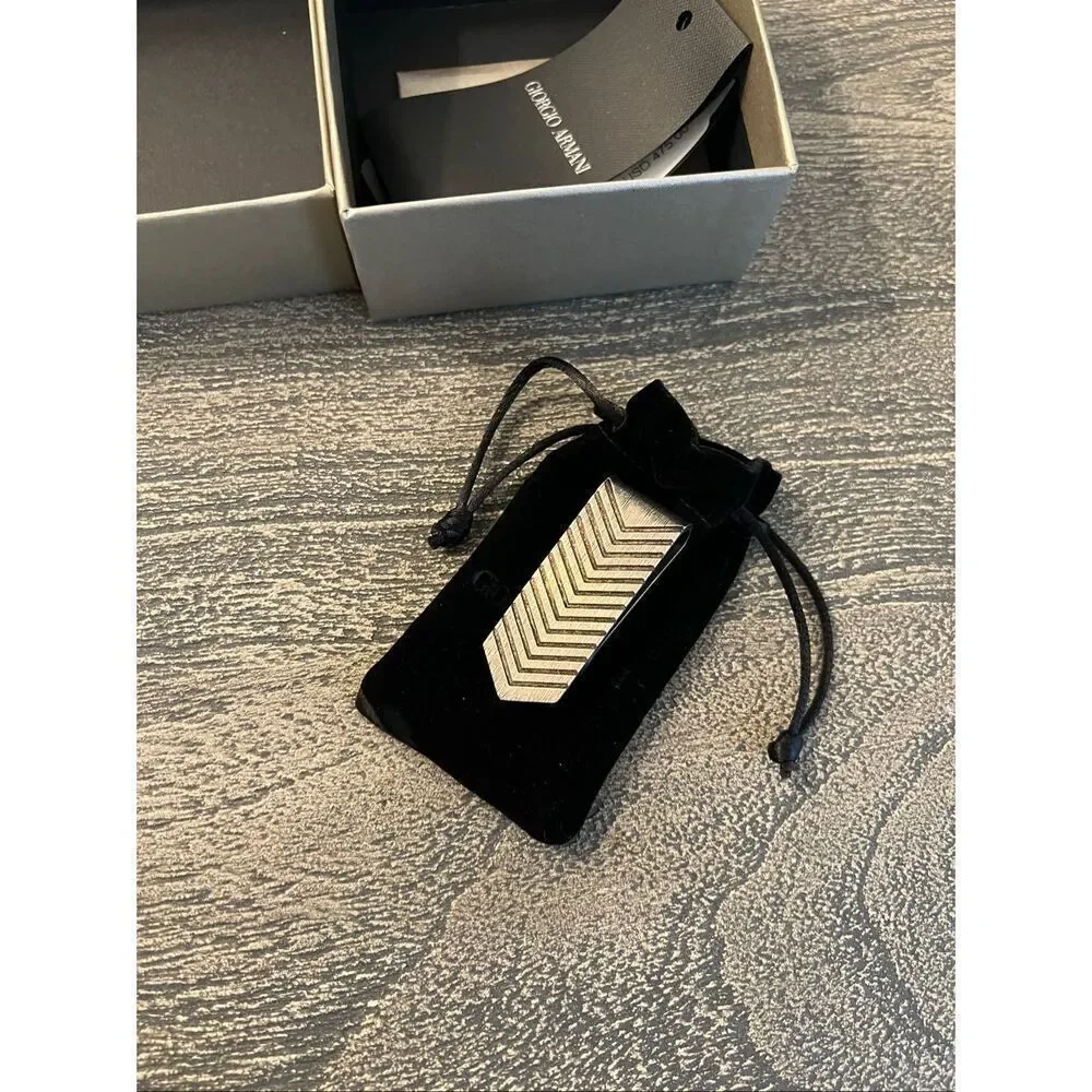 Giorgio Armani Sterling Silver Money Clip